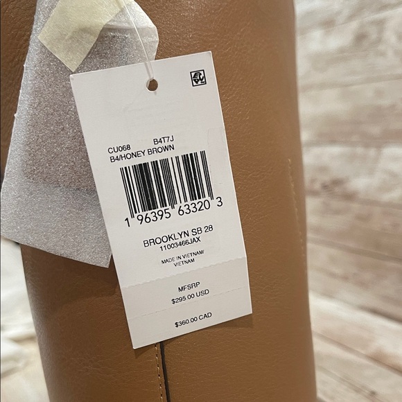 Coach Brooklyn Brown Leather Shoulder Bag 28 - Picture 8 of 9